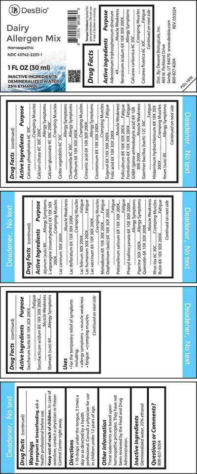 Dairy Allergen Mix - DSRT0214 Dairy Allergen Mix 8 1 24